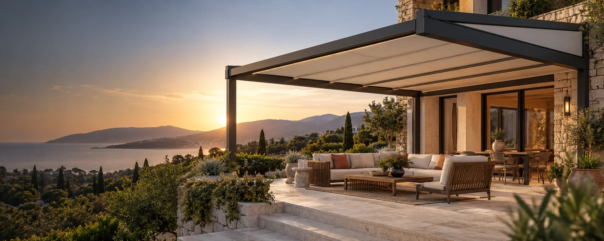 Bodrum villa pergola projesi